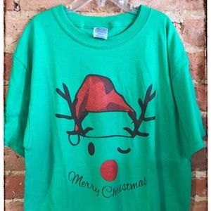 Green Youth Christmas T-shirt